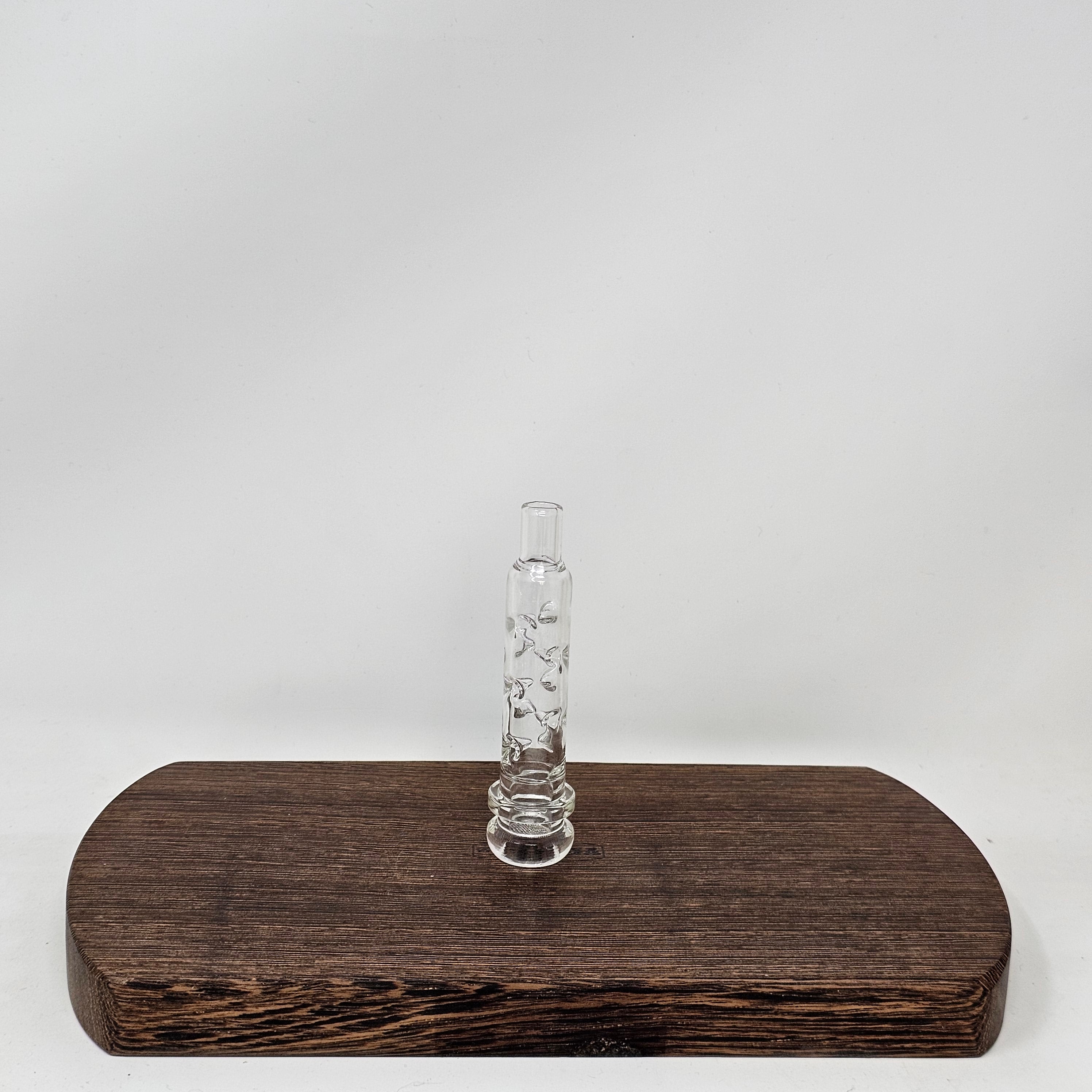 Replaces the Venty Cooling Unit in favor of a glass airpath with spiky cooling included.

Choose from Long/Short or Clear/Smoked Glass and Rocket!!

Long is just under 7" tall and Short is just under 4" tall.