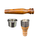 Conversion kit contents in Cocobolo wood