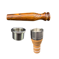 Conversion kit contents in Cocobolo wood