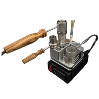 Conversion kit assembled with Ed's Zebrawood handles