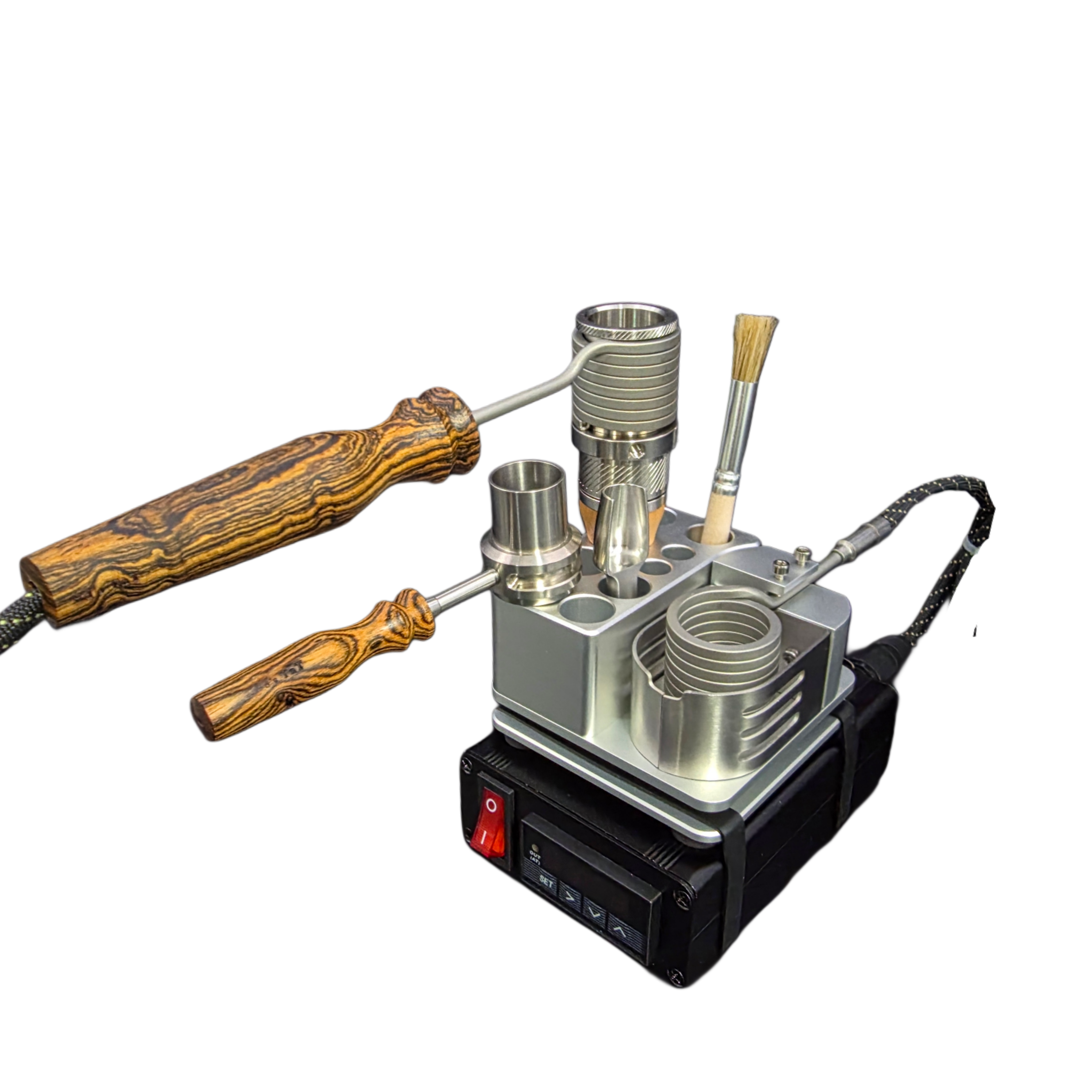 Wired Conversion Kit Assembled with Ed's Bocote Handles 