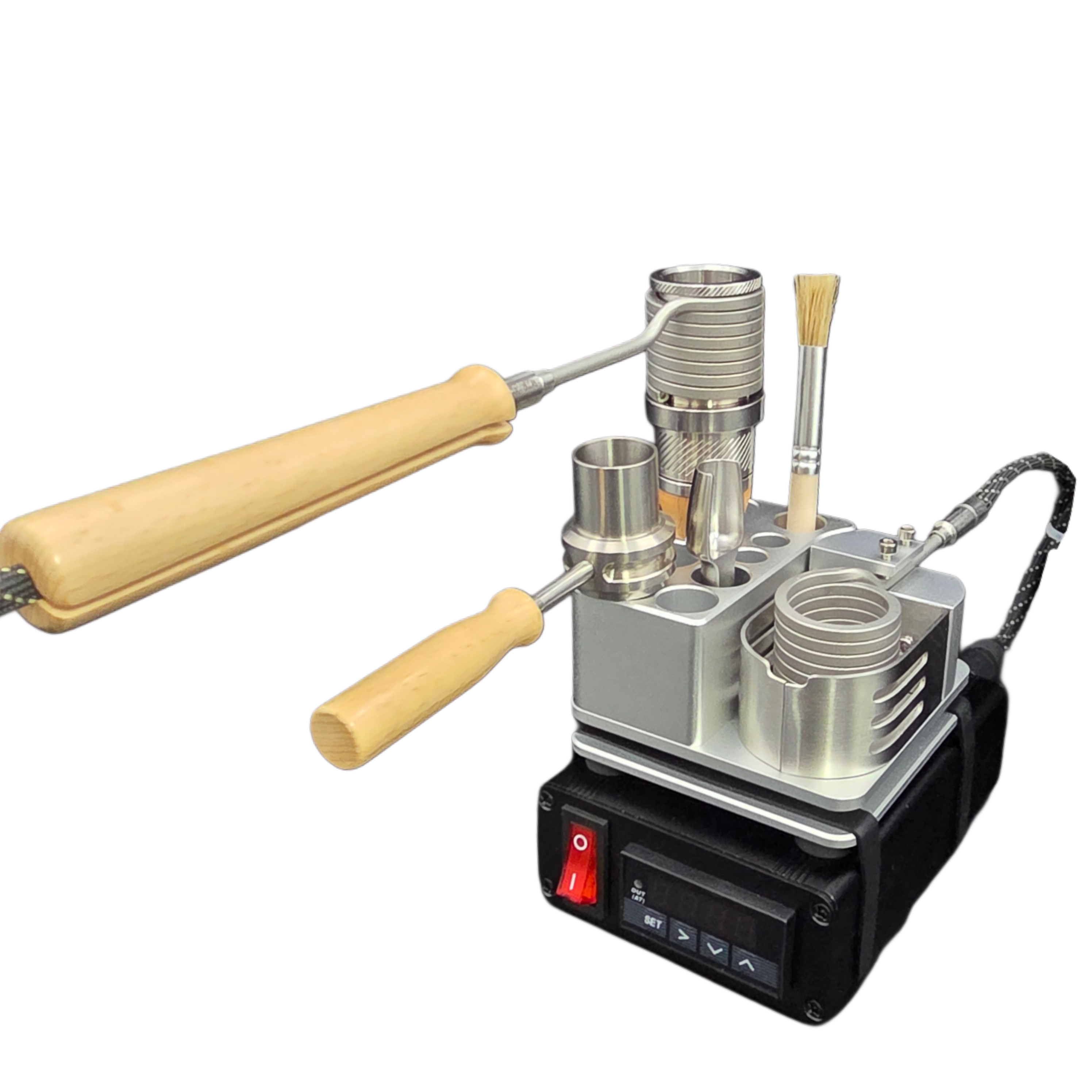 Conversion kit assembled with Beechwood handles