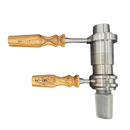 Wireless Heater and Titanium Bowl Together with Ed's Zebrawood Handles, Diffuser View.
