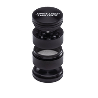 Aluminum 4 Piece Large Herb Grinder by Santa Cruz Shredder