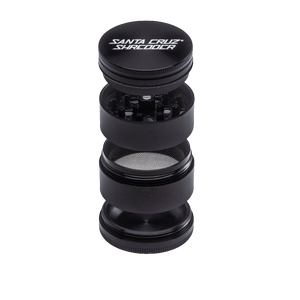 Aluminum 4 Piece Large Herb Grinder by Santa Cruz Shredder