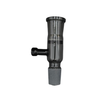 Borosilicate V2 (19mm Input- Smoked Glass) Injector Chamber by VGoodiEZ