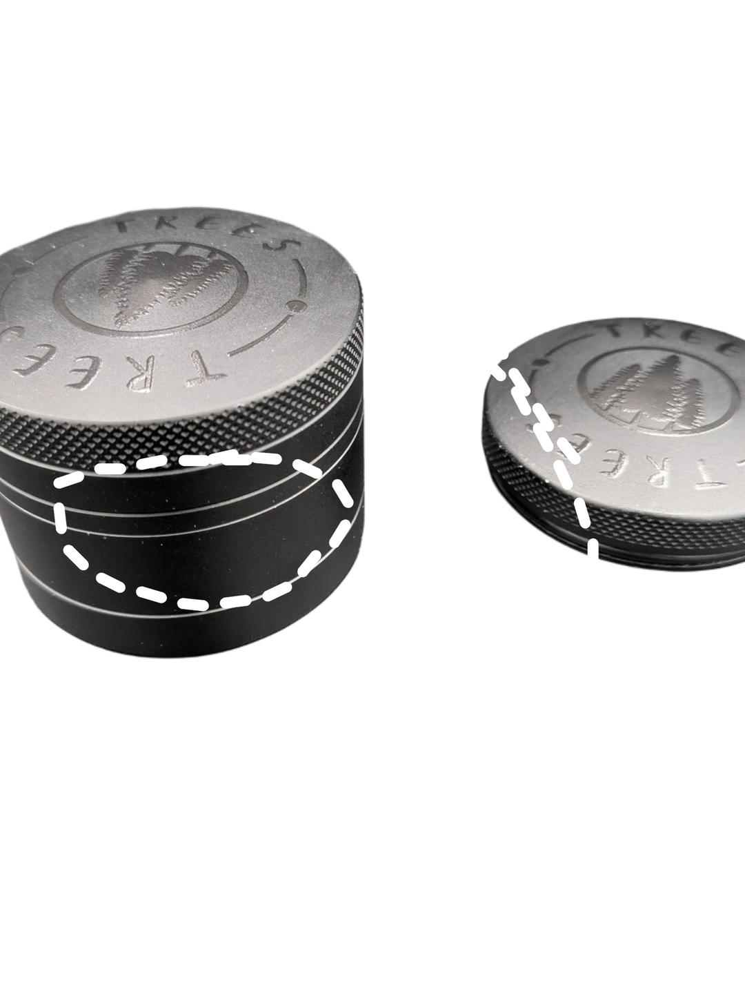 3pc Threadless Grinder by TREES (OPEN BOX)