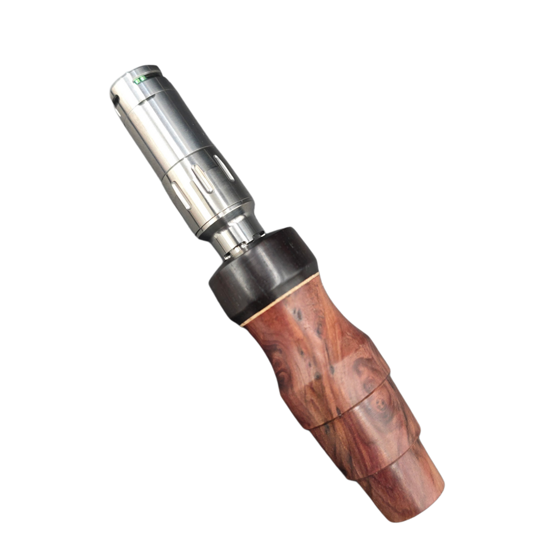 8mm WPA in African Blackwood with Purple Yew / Maple Accent 14/19 M by Phattpiggie