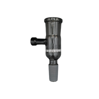 Borosilicate V2 (19mm Input- Smoked Glass) Injector Chamber by VGoodiEZ