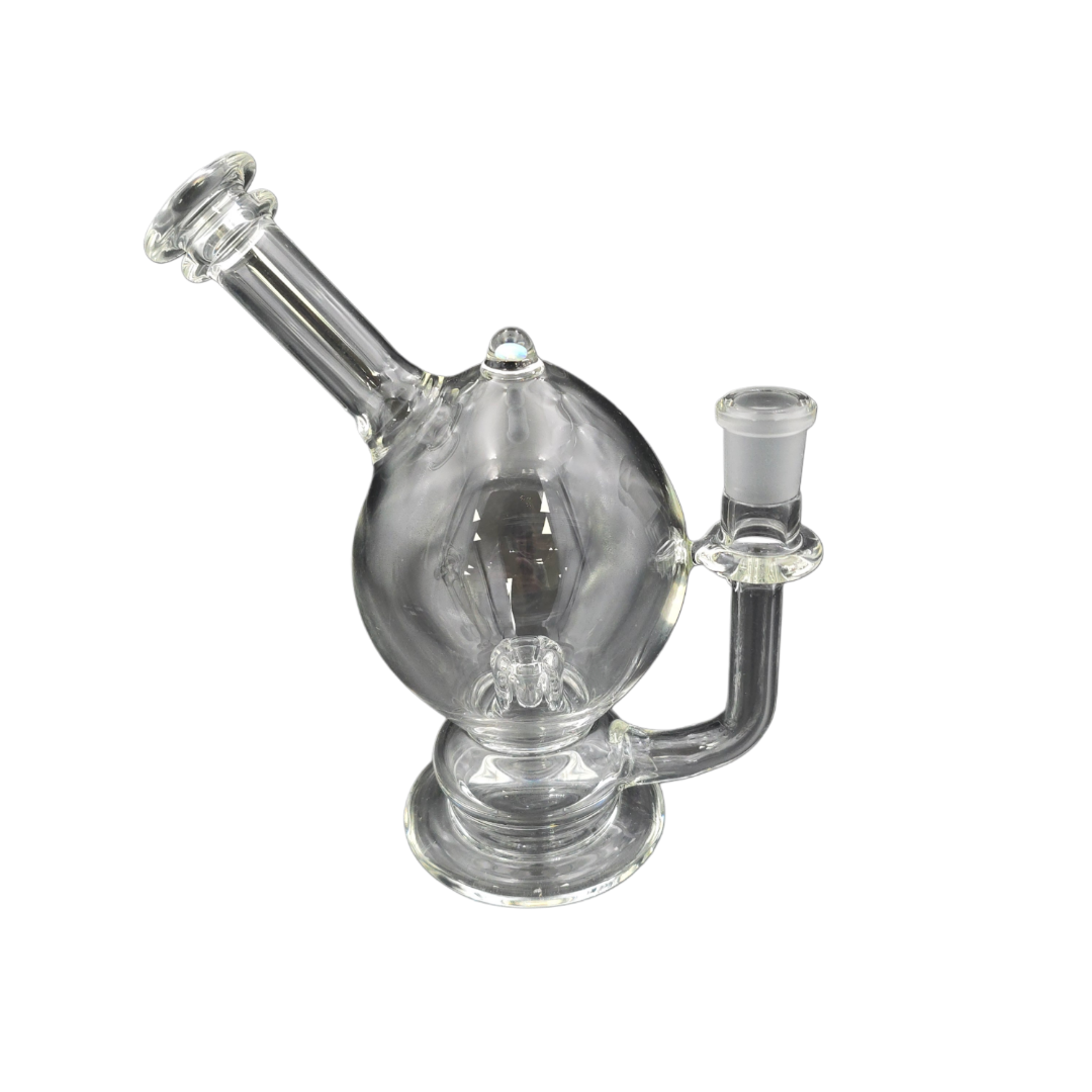 Milkball / Boomball Bubbler by RickBirdBarry Glass
