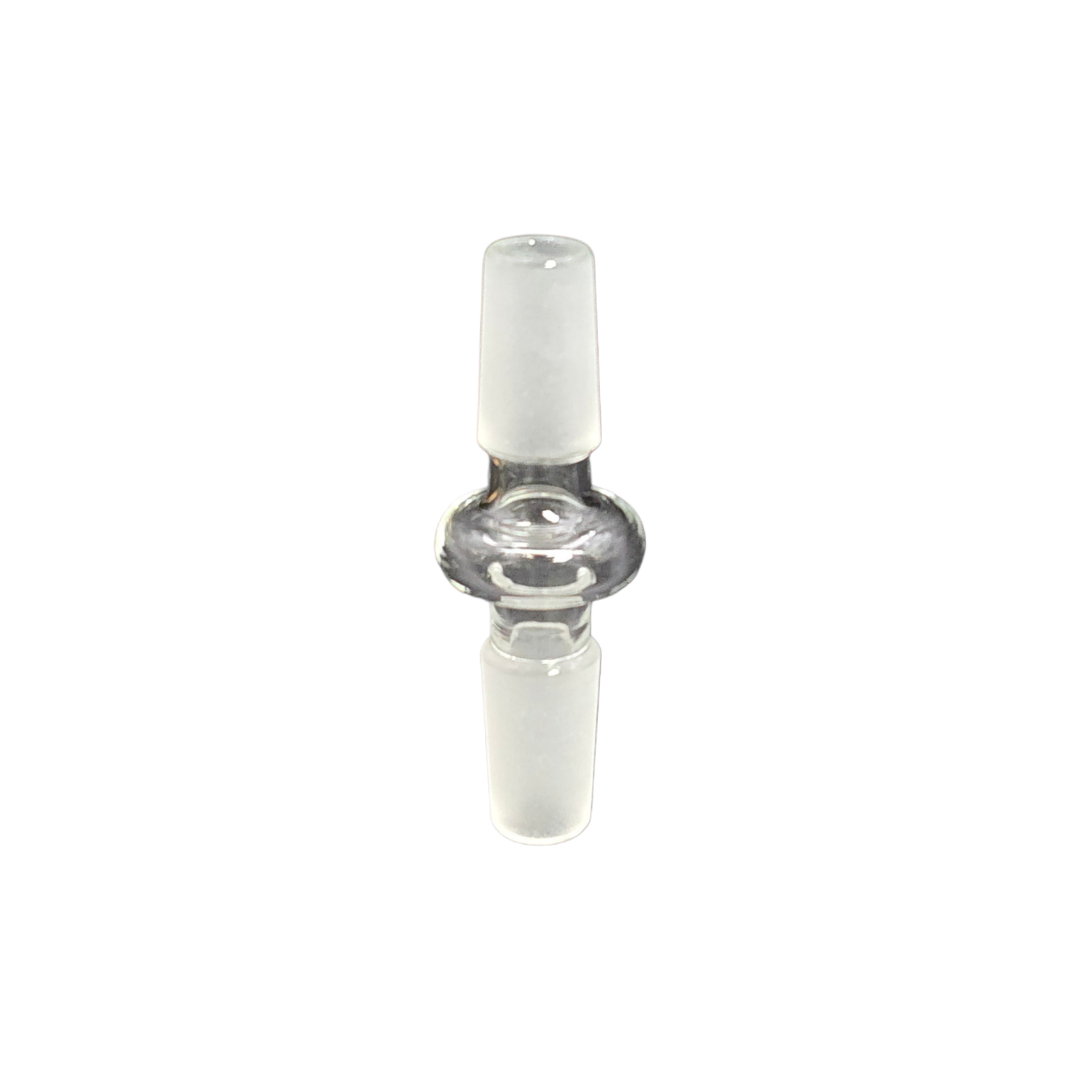 14mm Male to 14mm Male Glass Adapter by VGoodiEZ