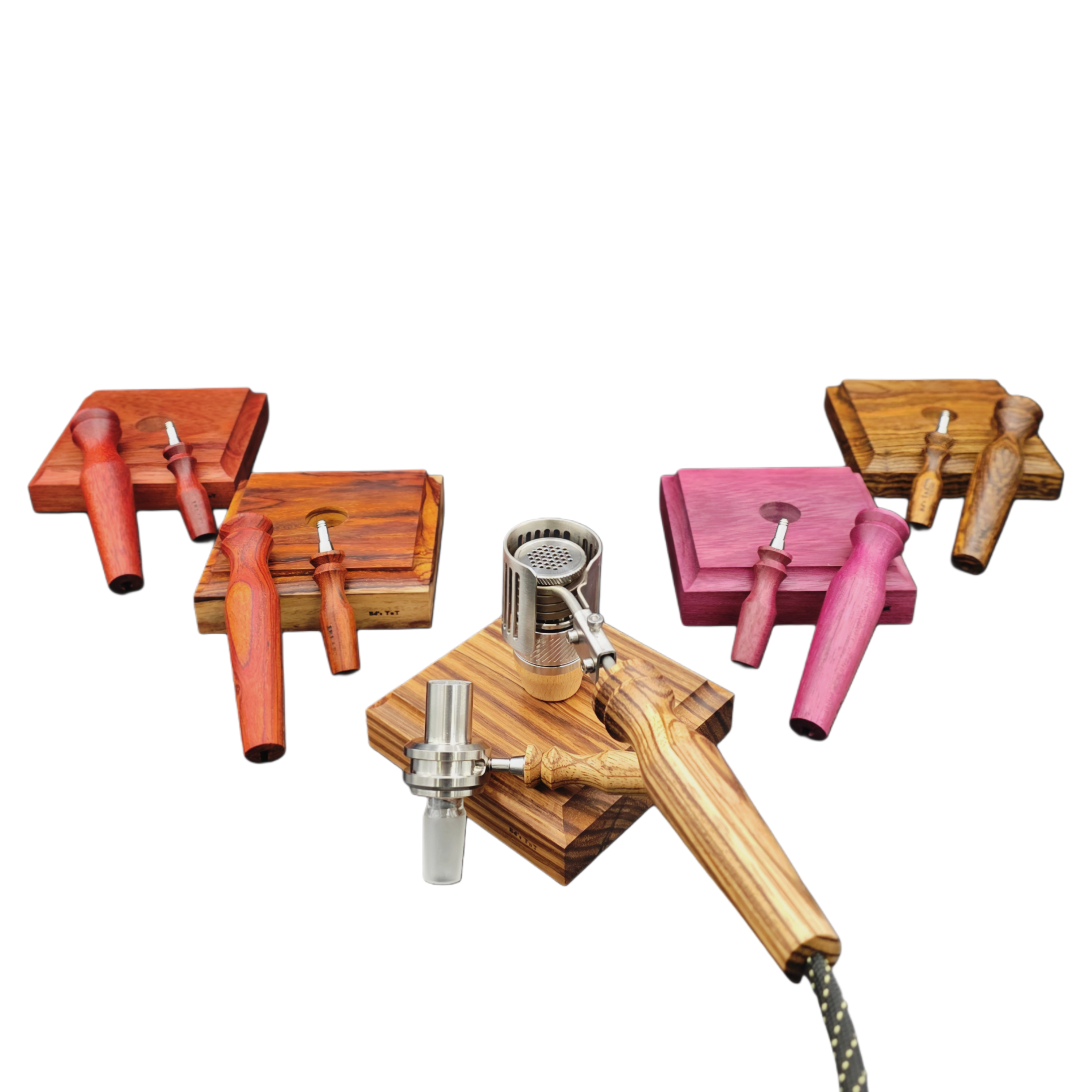 Wood Base for Coil Vapes by Ed's TNT