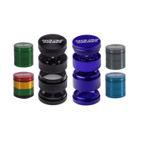 Aluminum 4 Piece Large Herb Grinder by Santa Cruz Shredder