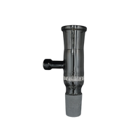 Borosilicate V2 (19mm Input- Smoked Glass) Injector Chamber by VGoodiEZ