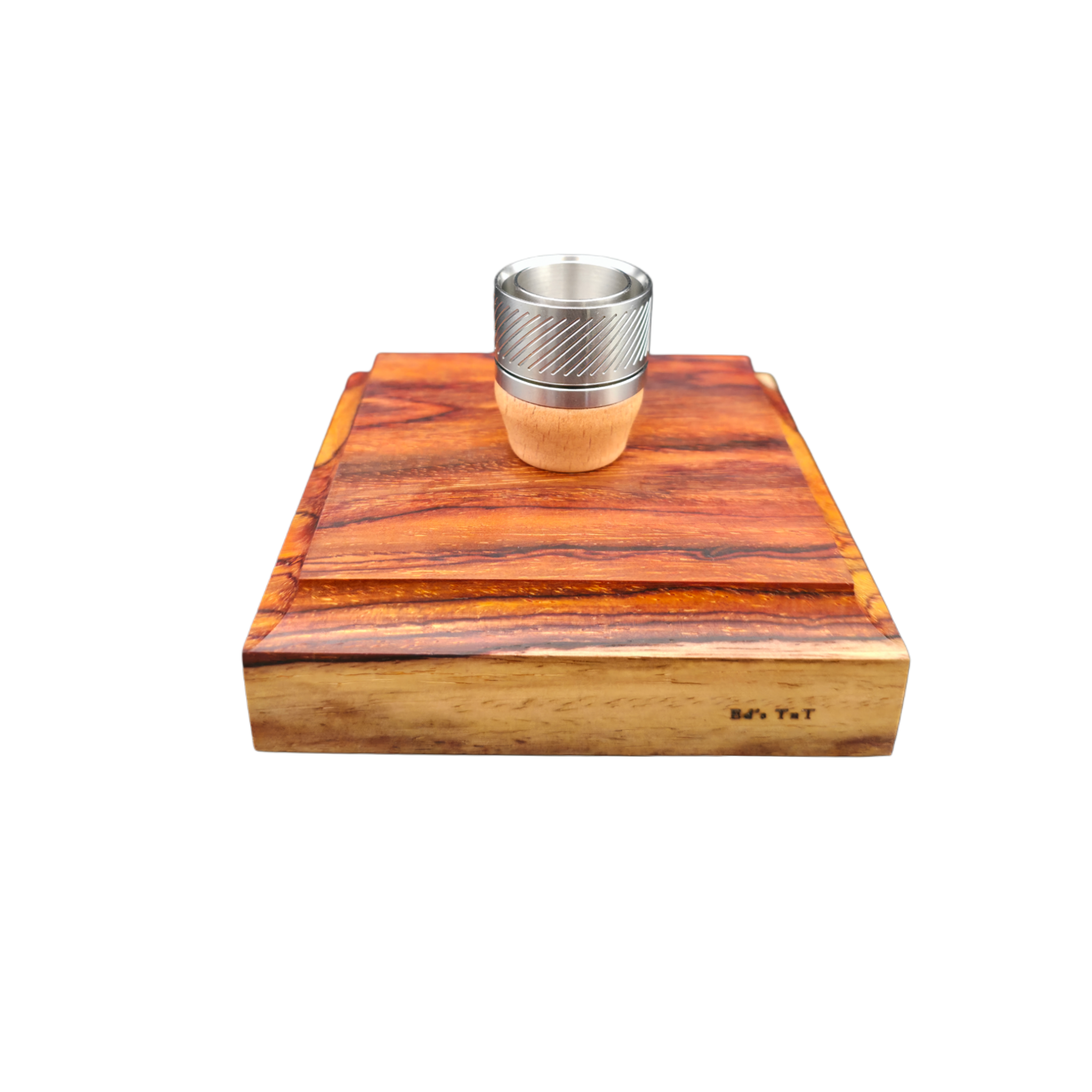 Wood Base for Coil Vapes by Ed's TNT