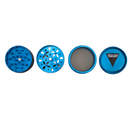 Aluminum 4 Piece Large Herb Grinder by Santa Cruz Shredder