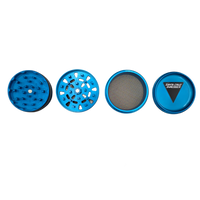 Aluminum 4 Piece Large Herb Grinder by Santa Cruz Shredder