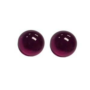 6mm Ruby Beads - 2 Beads by VGoodiEZ