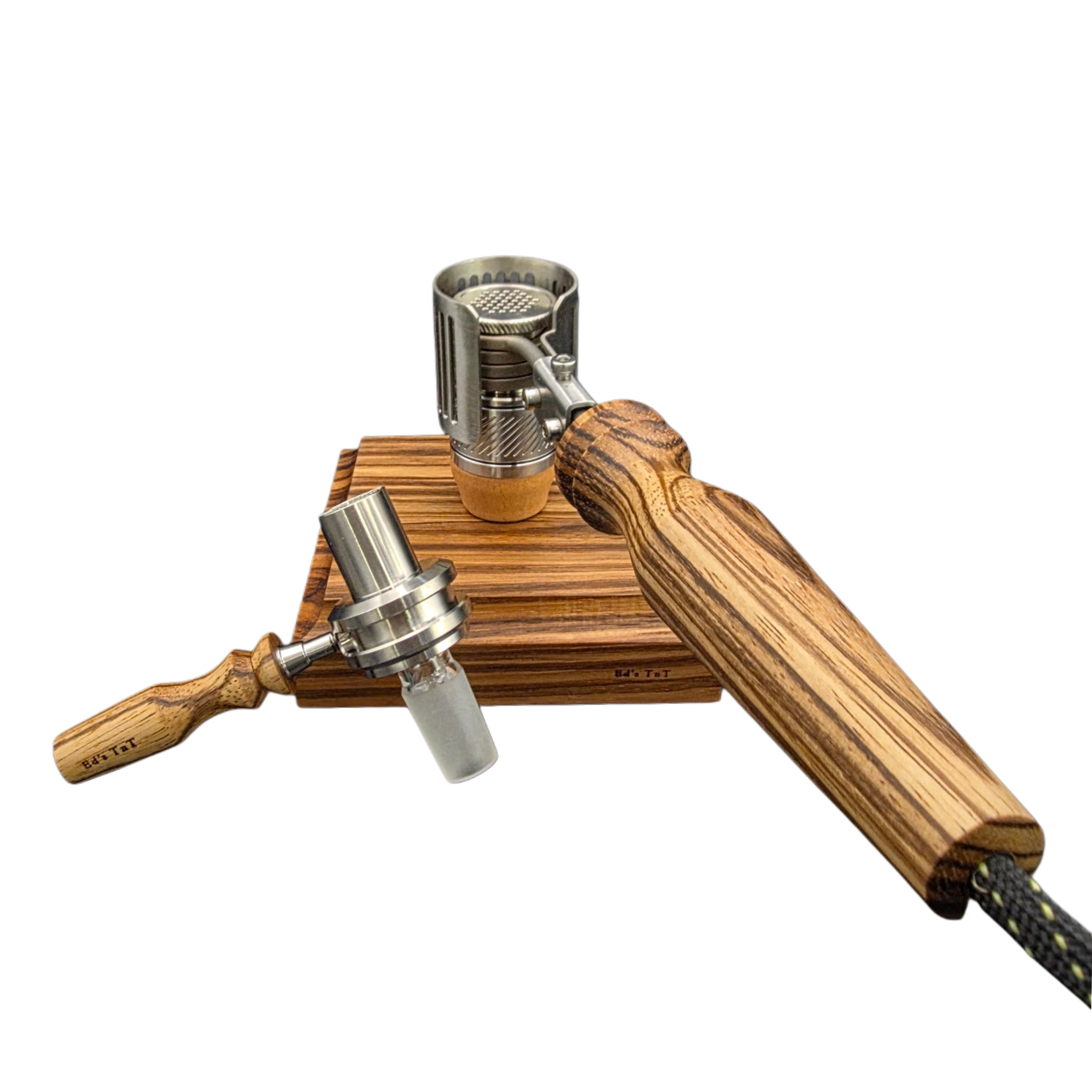 Wood Base for Coil Vapes by Ed's TNT