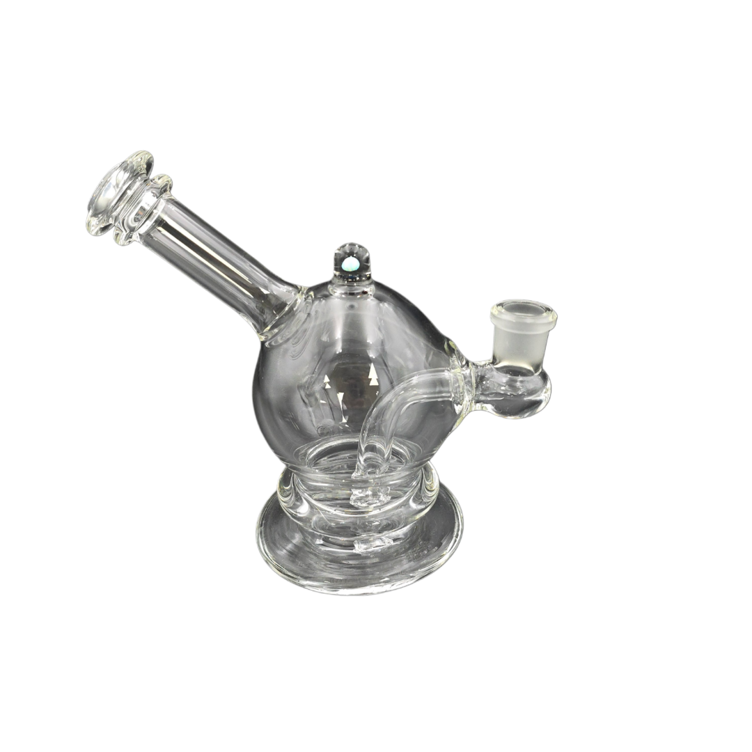 Milkball / Boomball Bubbler by RickBirdBarry Glass