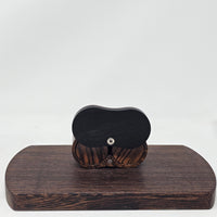 5ml Glass Container Set in Bocote/Ebony/Red Heart by PhattPiggie