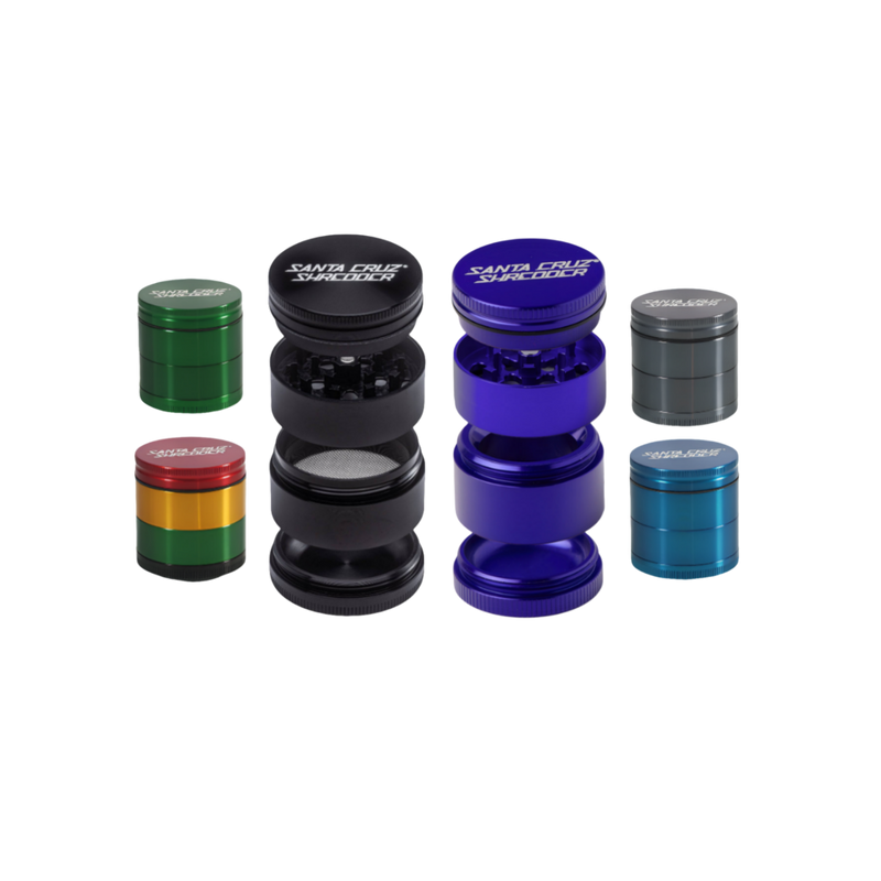 Aluminum 4 Piece Medium Herb Grinder by Santa Cruz Shredder WIB image