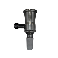 Borosilicate V2 (19mm Input- Smoked Glass) Injector Chamber by VGoodiEZ