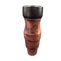 8mm WPA in African Blackwood with Purple Yew / Maple Accent 14/19 M by Phattpiggie