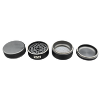 4 Piece 2.2" Aluminum FullMag Grinder by Zam Grinders