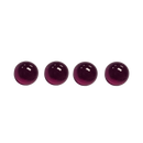 4mm Ruby Beads - 4 Beads by VGoodiEZ