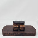 5ml Glass Container Set in Bocote/Ebony/Red Heart by PhattPiggie