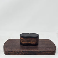 5ml Glass Container Set in Bocote/Ebony/Red Heart by PhattPiggie