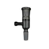 Borosilicate V2 (19mm Input- Smoked Glass) Injector Chamber by VGoodiEZ