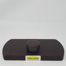 9ml Black Glass Container with Wenge Black Top by PhattPiggie