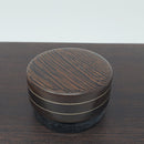 9ml Black Glass Container with Wenge Black Top by PhattPiggie