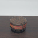 9ml Black Glass Container with Wenge RedTop by PhattPiggie