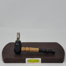 8mm OD Custom Dynavap Stem/Pipe in Zebrano/Ebony By Aezhen Wood