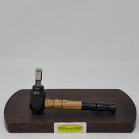8mm OD Custom Dynavap Stem/Pipe in Zebrano/Ebony By Aezhen Wood