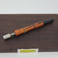 8mm OD Dynavap Stem in Cocobolo w/Philippine Ebony Mouthpiece & Inlay work By Aezhenn Wood