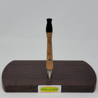 8mm OD in Caucasian Walnut burl/Purple Narra MP By Aezhenn Wood