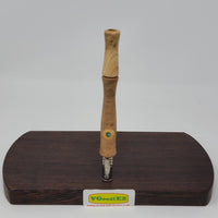 8mm OD in Caucasian Walnut Burl/Ash By Aezhenn Wood