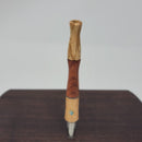 8mm OD Dynavap Stem in Spalted Beech/Red Narraa w/ Ebony Accent/Turquoise Inlay by Aezhenn Wood