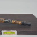 8mm OD Custom Dynavap Stem/Pipe in Bocote w/ Blackwood Mouthpiece/Pipe & Acrylic/Bronze Inlay by Aezhenn Wood