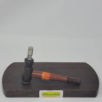 8mm OD Custom Dynavap Stem/Pipe in Cocobolo w/ Wenge Mouthpiece/Pipe & Acrylic Inlay by Aezhenn Wood