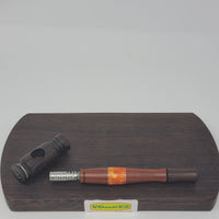 8mm OD Custom Dynavap Stem/Pipe in Cocobolo w/ Wenge Mouthpiece/Pipe & Acrylic Inlay by Aezhenn Wood