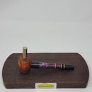 8mm OD Custom Dynavap Stem/Pipe in Cocobolo w/ Blackwood Mouthpiece/ Bloodwood Pipe & Bronze Inlay by Aezhenn Wood