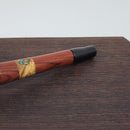 8mm OD Custom Dynavap Stem/Pipe in Cocobolo w/ Spalted Beech Inlay / Blackwood Mouthpiece / Spalted Beech Pipe w/ Malachite Inlay by Aezhenn Wood