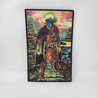 VGoodiEZ Crohnabist Designed- Series 2, Slide #4 "Zen Temple Guardian" (7x11) Mat by Moodmats