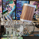 Works as a comfort mouthpiece or a bit of a waterpipe attachment for Tinymight or TM2. Attaches to standard glass or titanium stem with two o-rings.