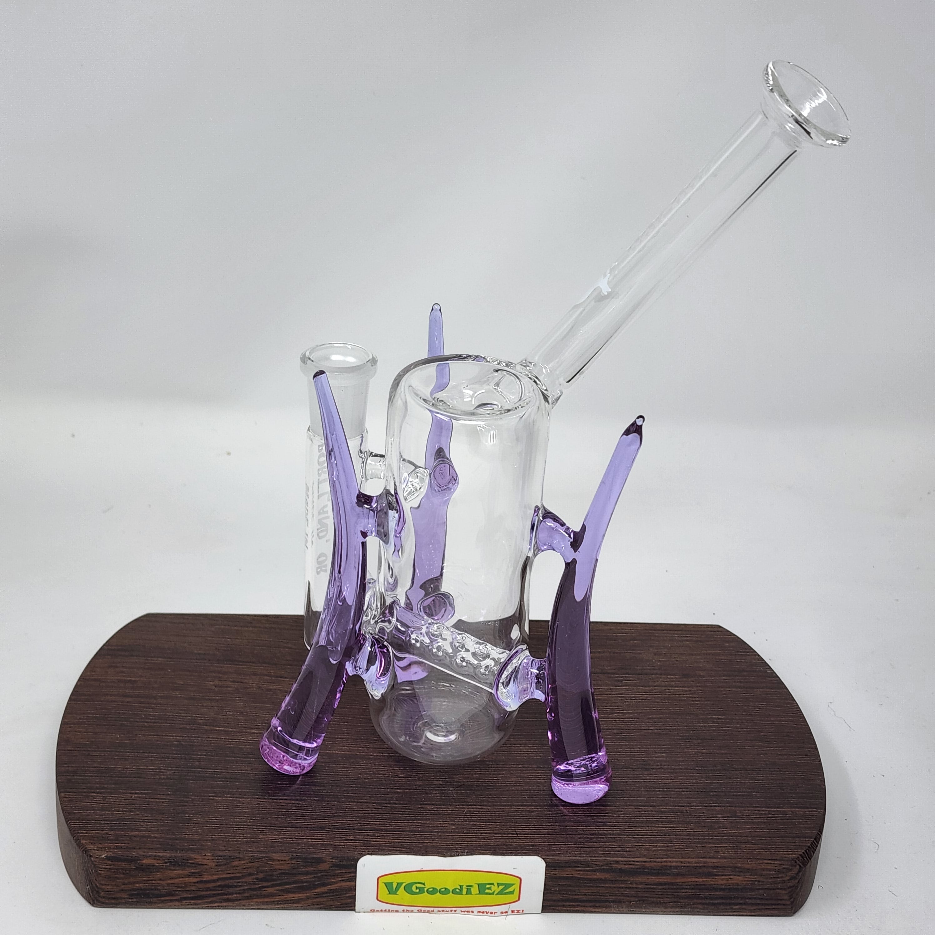 This inline Rig by Goo Roo Glass is set up with triple horns. 14 mm female joint. Made in the USA!!!



** This product is individually handmade by the same or different glass blower and there may be a variation in size of product. There could also be a variation in the logo size, placement, and color…